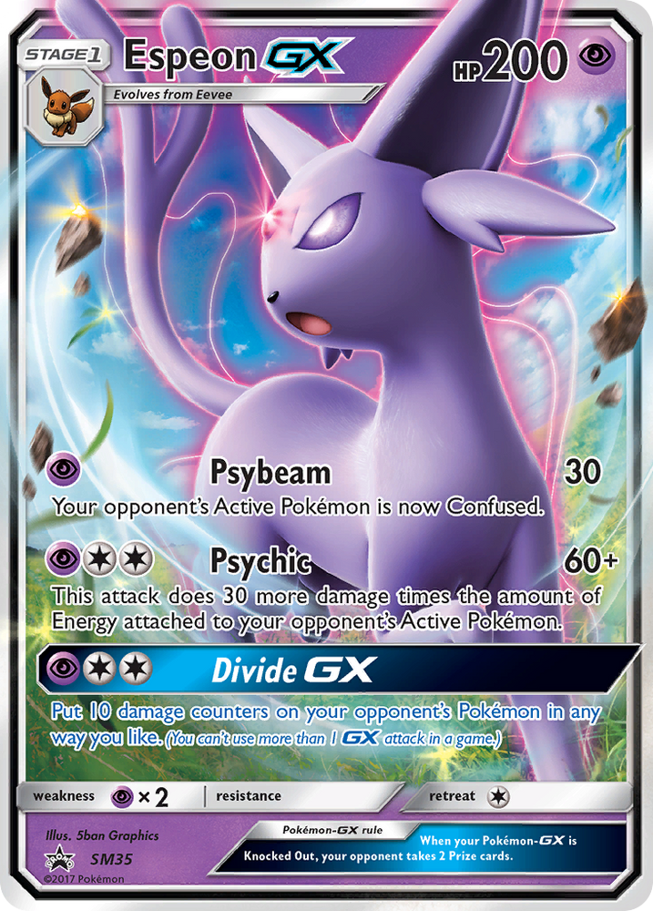 Espeon GX (SM35) [Sun & Moon: Black Star Promos] Pokémon