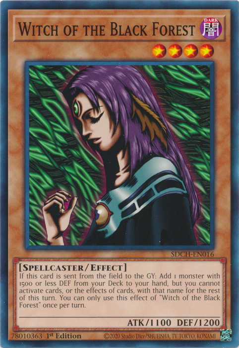 Witch of the Black Forest [SDCH-EN016] Common Yu-Gi-Oh!