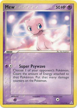 Mew (111/110) (Non Holo DVD Promo) [EX: Holon Phantoms] Pokémon