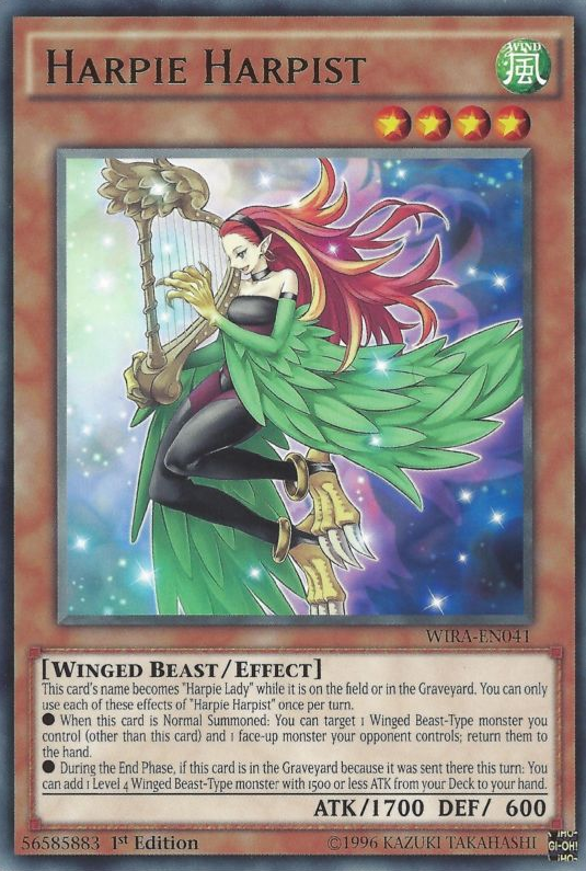 Harpie Harpist [WIRA-EN041] Rare Yu-Gi-Oh!