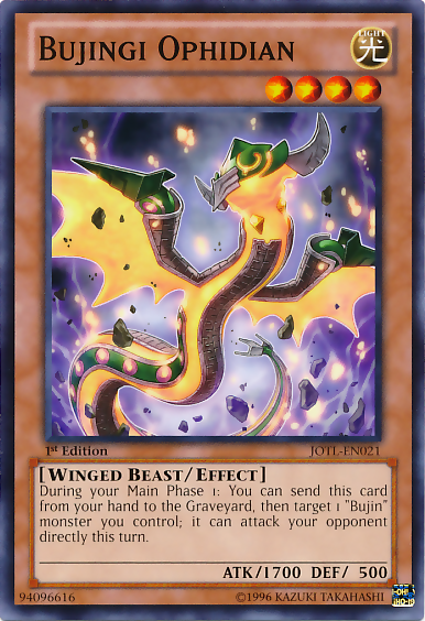 Bujingi Ophidian [JOTL-EN021] Common Yu-Gi-Oh!