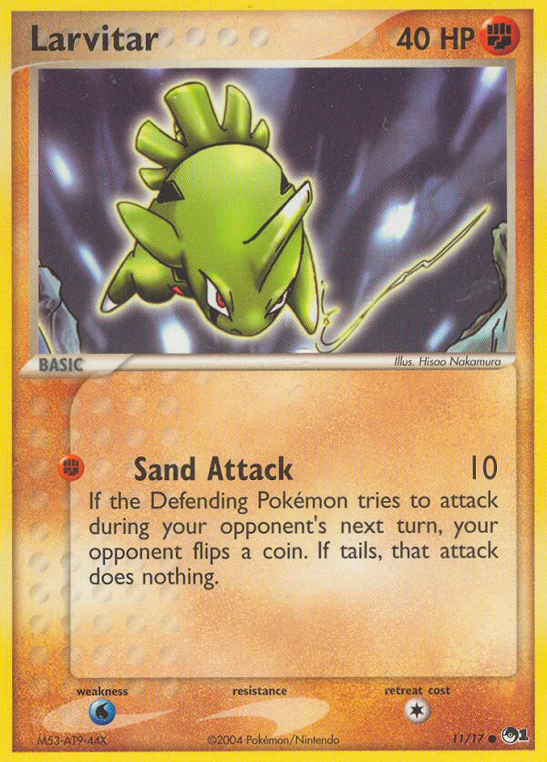 Larvitar (11/17) [POP Series 1] Pokémon