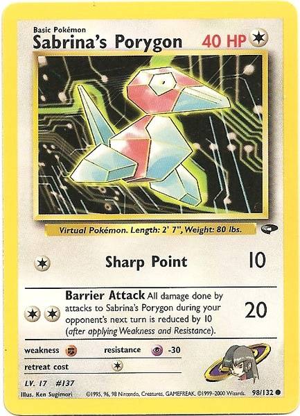 Sabrina's Porygon (98/132) [Gym Challenge Unlimited] Pokémon