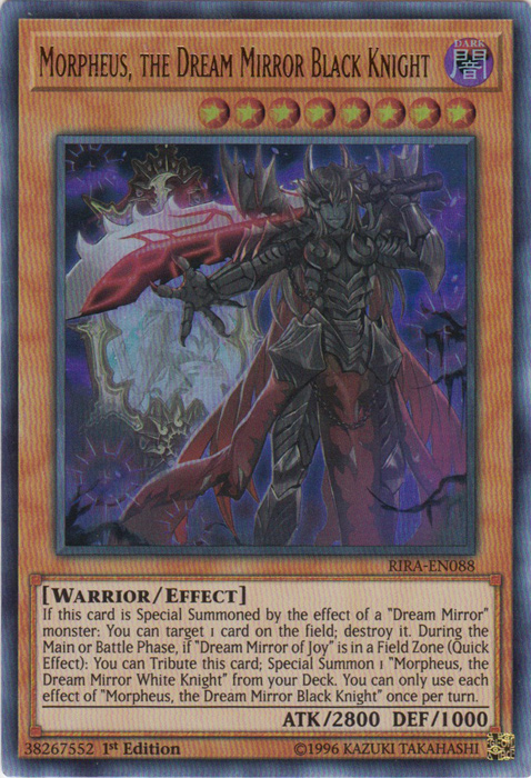 Morpheus, the Dream Mirror Black Knight [RIRA-EN088] Ultra Rare Yu-Gi-Oh!