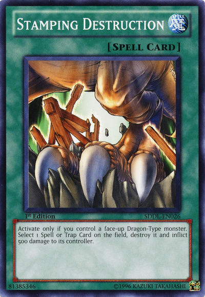 Stamping Destruction [SDDL-EN026] Common Yu-Gi-Oh!