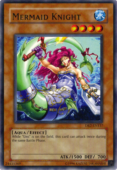 Mermaid Knight [DR2-EN137] Rare Yu-Gi-Oh!