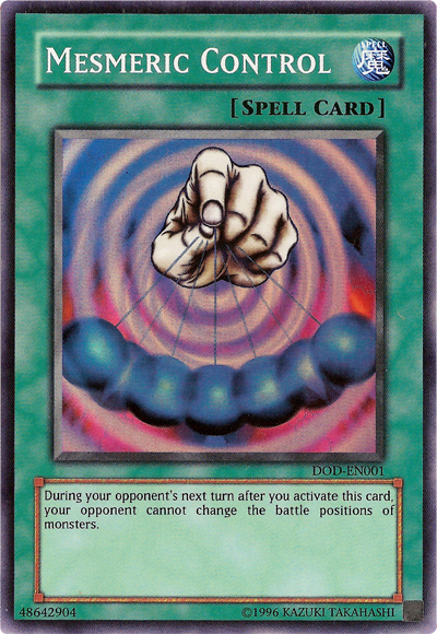 Mesmeric Control [DOD-EN001] Super Rare Yu-Gi-Oh!