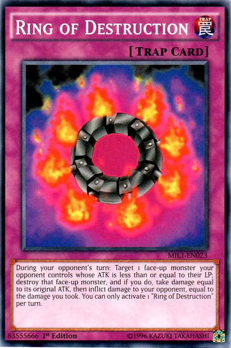 Ring of Destruction [MIL1-EN023] Common Yu-Gi-Oh!