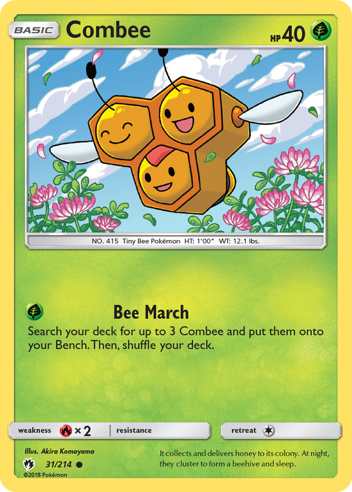 Combee (31/214) [Sun & Moon: Lost Thunder] Pokémon