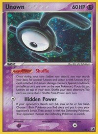Unown (E) (E/28) [EX: Unseen Forces] Pokémon