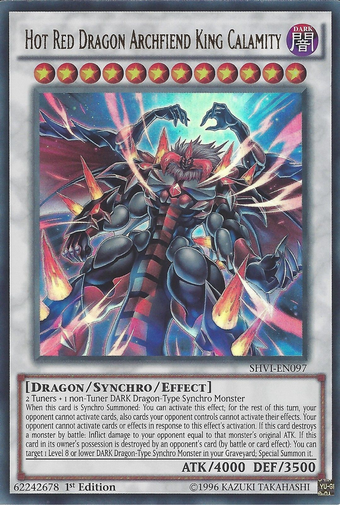 Hot Red Dragon Archfiend King Calamity [SHVI-EN097] Ultra Rare Yu-Gi-Oh!
