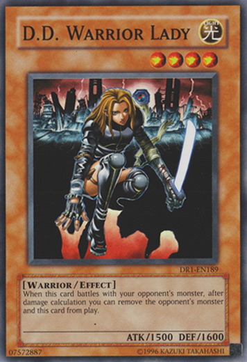 D.D. Warrior Lady [DR1-EN189] Super Rare Yu-Gi-Oh!