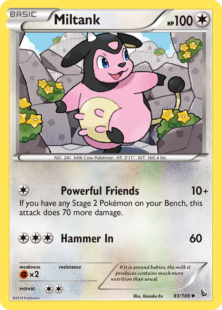 Miltank (83/106) [XY: Flashfire] Pokémon