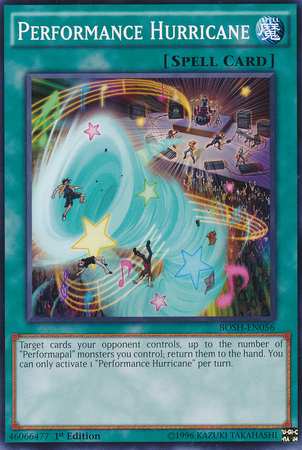 Performance Hurricane [BOSH-EN056] Common Yu-Gi-Oh!