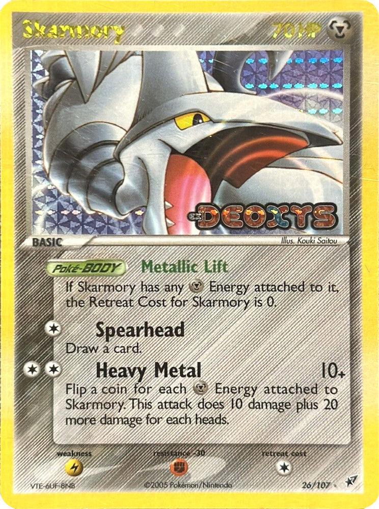 Skarmory (26/107) (Stamped) [EX: Deoxys] Pokémon