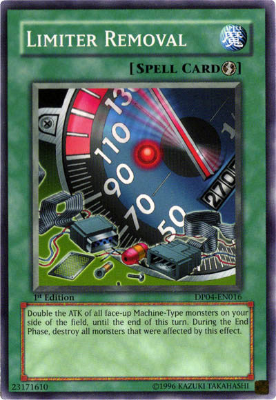 Limiter Removal [DP04-EN016] Common Yu-Gi-Oh!