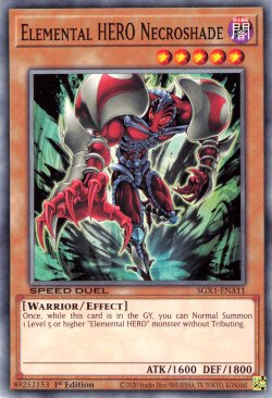 Elemental HERO Necroshade [SGX1-ENA11] Common Yu-Gi-Oh!
