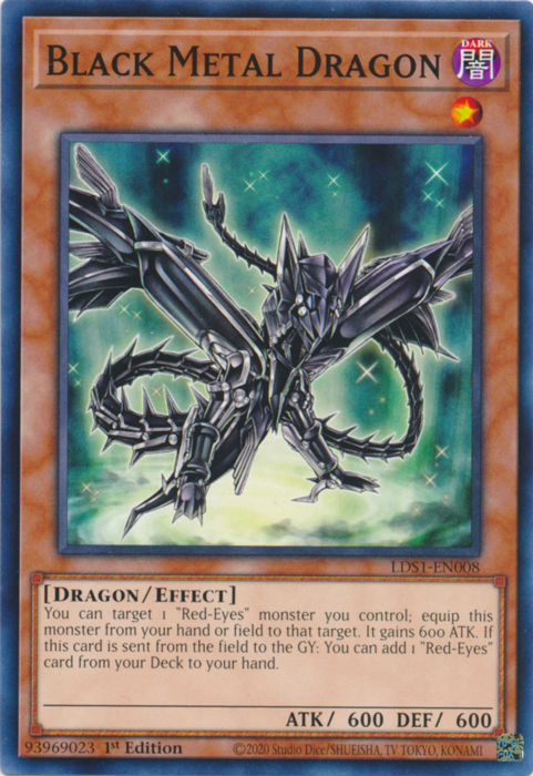 Black Metal Dragon [LDS1-EN008] Common Yu-Gi-Oh!