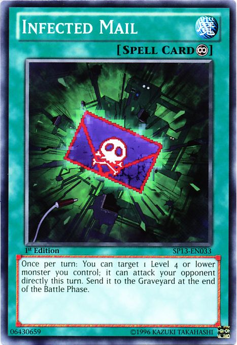 Infected Mail [SP13-EN033] Common Yu-Gi-Oh!