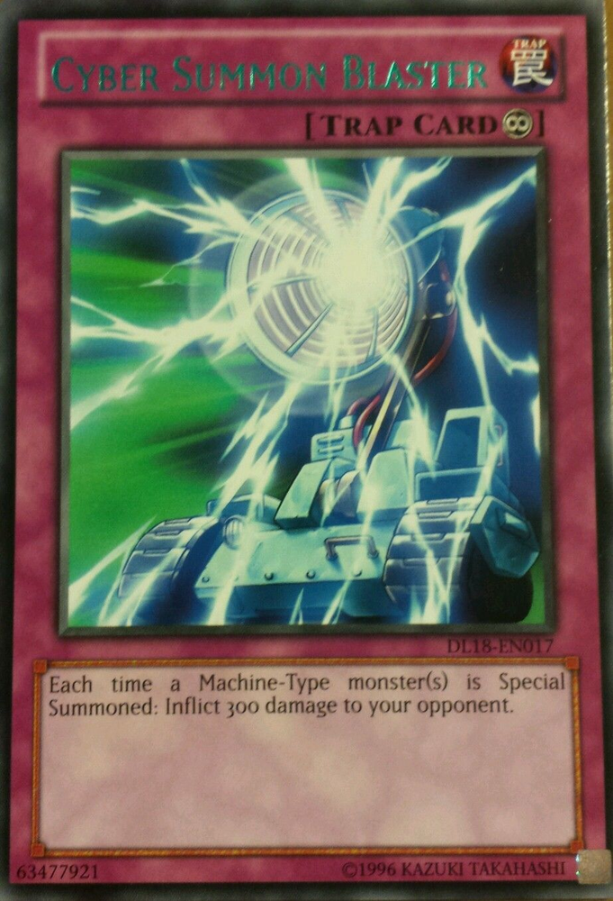 Cyber Summon Blaster (Green) [DL18-EN017] Rare Yu-Gi-Oh!