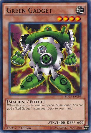 Green Gadget [SDGR-EN009] Common Yu-Gi-Oh!