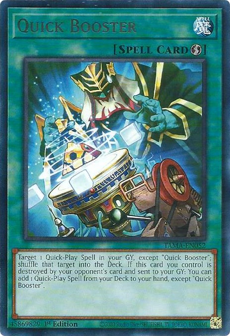 Quick Booster [TAMA-EN052] Rare Yu-Gi-Oh!
