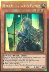 Ghost Belle & Haunted Mansion (Alternate Art) [MAGO-EN012] Gold Rare Yu-Gi-Oh!