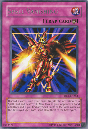 Spell Vanishing [DR1-EN263] Rare Yu-Gi-Oh!