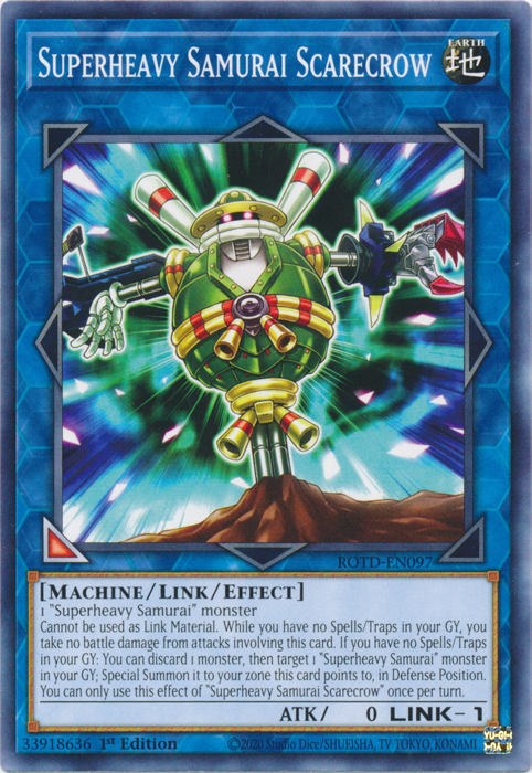 Superheavy Samurai Scarecrow [ROTD-EN097] Common Yu-Gi-Oh!