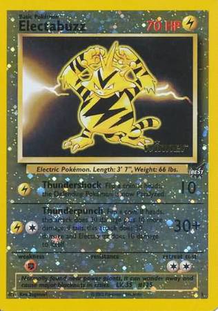 Electabuzz (1) (Winner) [Best of Promos] Pokémon