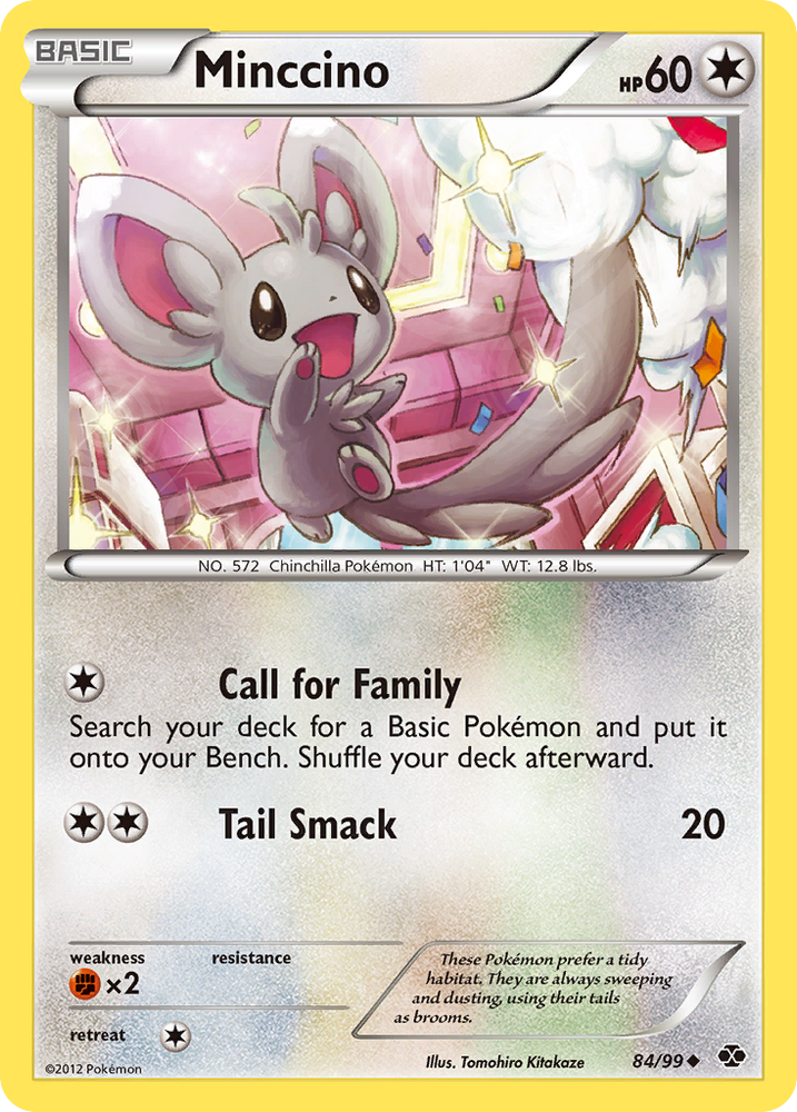 Minccino (84/99) [Black & White: Next Destinies] Pokémon
