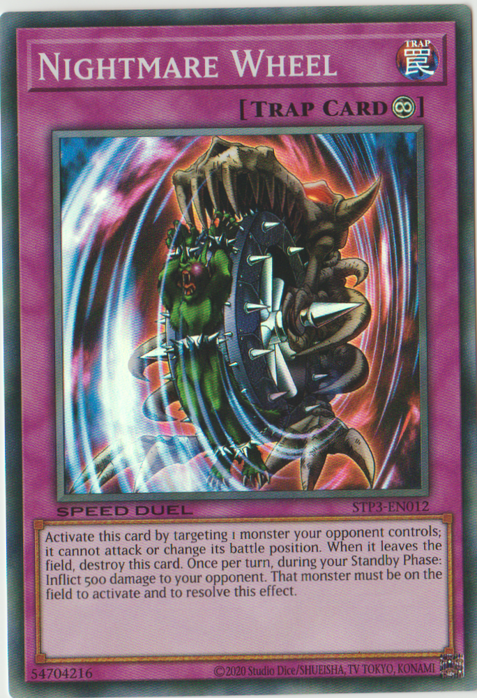 Nightmare Wheel [STP3-EN012] Super Rare Yu-Gi-Oh!