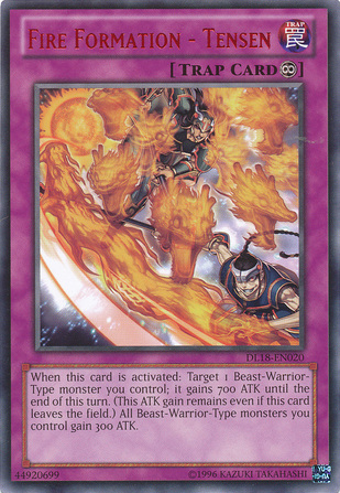 Fire Formation - Tensen (Red) [DL18-EN020] Rare Yu-Gi-Oh!