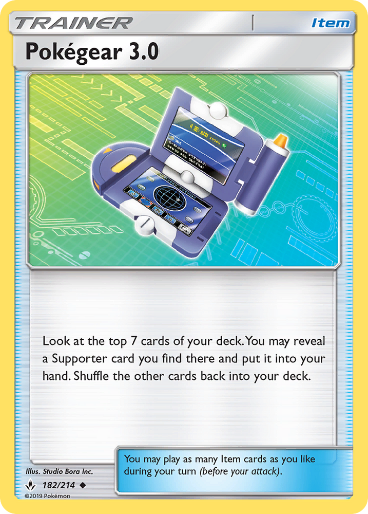 Pokegear 3.0 (182/214) [Sun & Moon: Unbroken Bonds] Pokémon