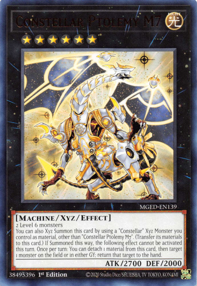 Constellar Ptolemy M7 [MGED-EN139] Rare Yu-Gi-Oh!