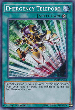 Emergency Teleport [LC5D-EN251] Secret Rare Yu-Gi-Oh!