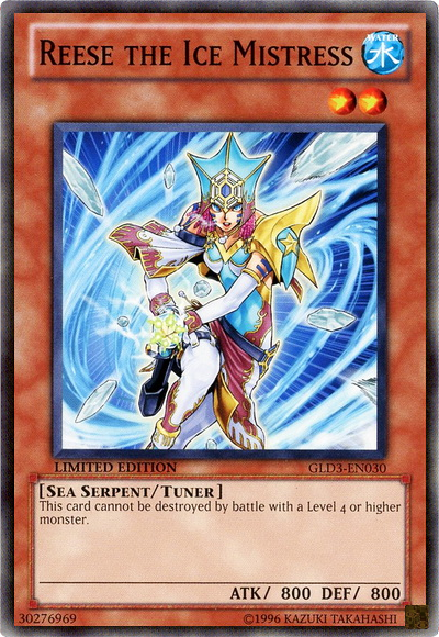 Reese the Ice Mistress [GLD3-EN030] Common Yu-Gi-Oh!