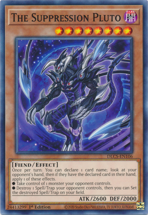 The Suppression Pluto [DLCS-EN106] Common Yu-Gi-Oh!