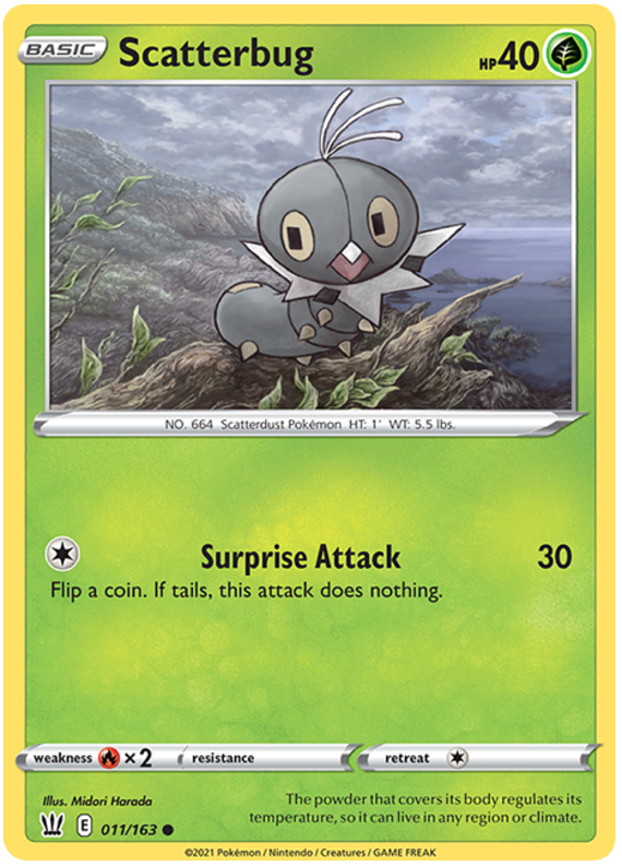 Scatterbug (011/163) [Sword & Shield: Battle Styles] Pokémon