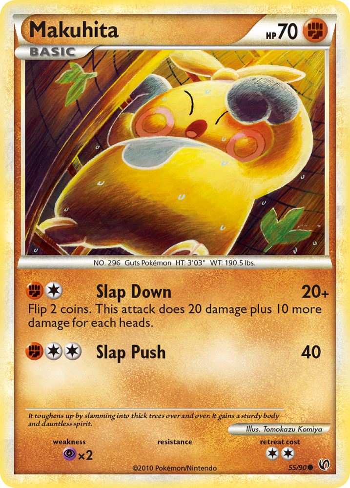 Makuhita (55/90) [HeartGold & SoulSilver: Undaunted] Pokémon