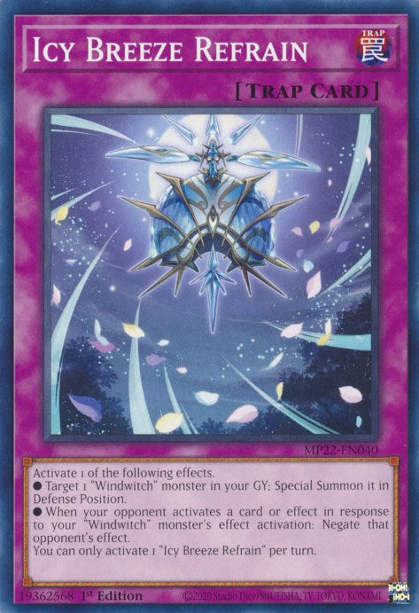 Icy Breeze Refrain [MP22-EN040] Common Yu-Gi-Oh!