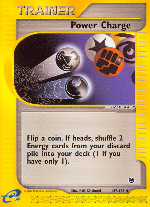 Power Charge (147/165) [Expedition: Base Set] Pokémon
