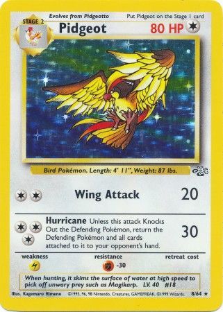 Pidgeot (8/64) [Jungle Unlimited] Pokémon