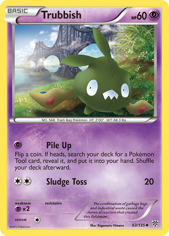 Trubbish (63/135) [Black & White: Plasma Storm] Pokémon