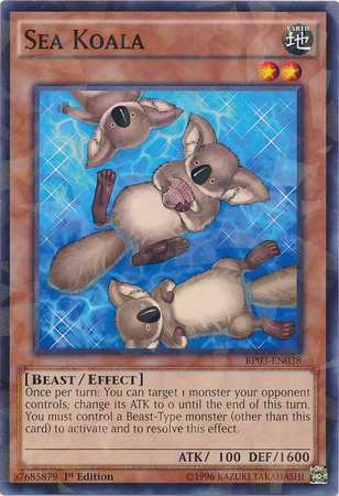 Sea Koala [BP03-EN038] Shatterfoil Rare Yu-Gi-Oh!
