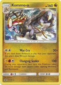 Kommo-o (77/111) (Cracked Ice Holo) (Theme Deck Exclusive) [Sun & Moon: Crimson Invasion] Pokémon