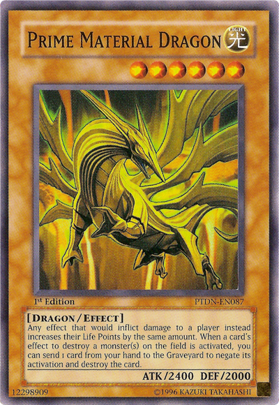 Prime Material Dragon [PTDN-EN087] Super Rare Yu-Gi-Oh!