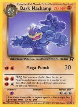 Dark Machamp (27/82) [Team Rocket Unlimited] Pokémon