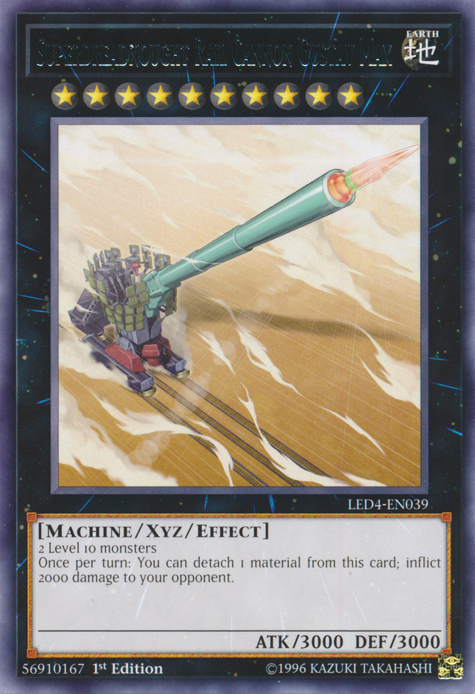 Superdreadnought Rail Cannon Gustav Max [LED4-EN039] Rare Yu-Gi-Oh!