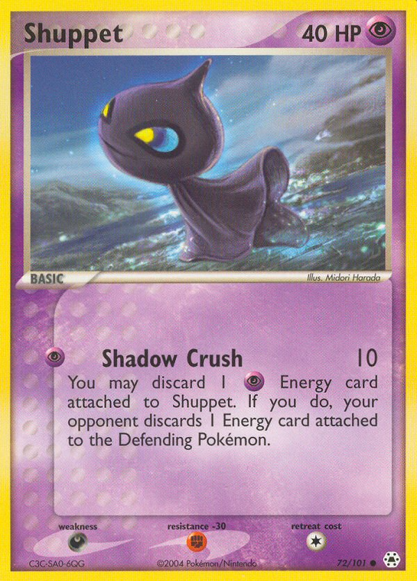 Shuppet (72/101) [EX: Hidden Legends] Pokémon